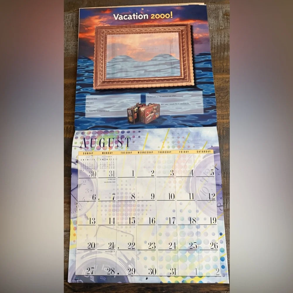 Vintage 2020 Millennium Scrapbook Calendar